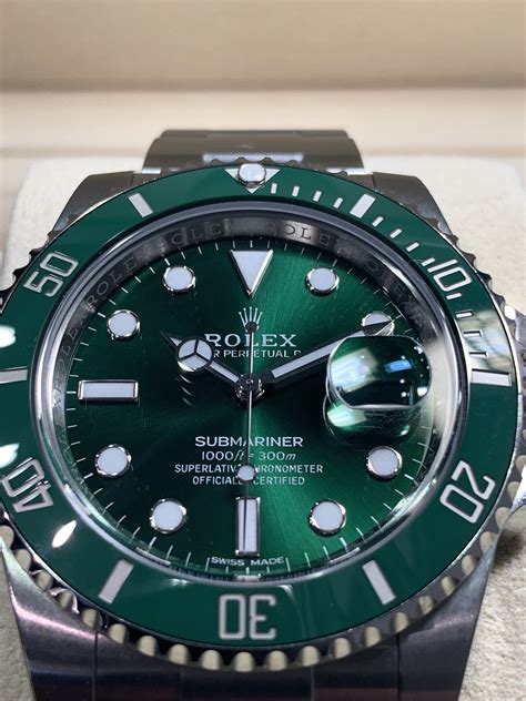 Rolex submariner green hulk price